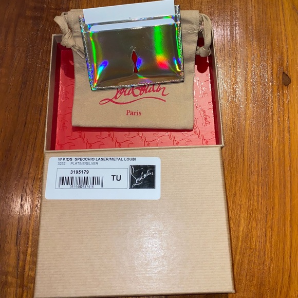 Christian Louboutin Kios Specchio Laser/Metal Wallet - Picture 4 of 5